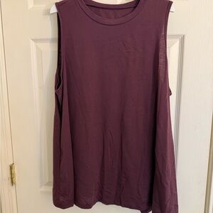 SHEIN Sleeveless Plum Muscle Tee